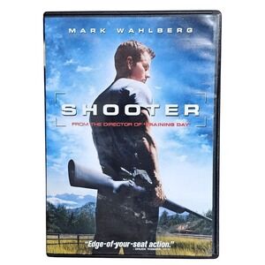 Shooter Mark Wahlberg DVD Widescreen Edition Action Thriller Sniper Movie EUC